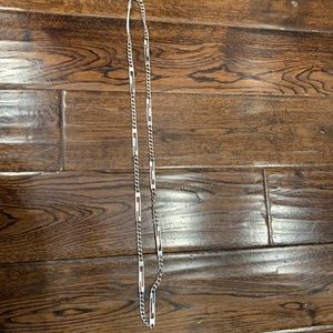 St. John chain Belt silver tone with logo